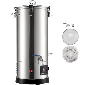 Beer Brewing Equipment, 8 Gal/30L 304 Stainless Steel Home Beer Brewer,1500W All-in-One Home Brewing Kit with Tall strainer Beer Brewing Equipment, 8 Gal/30L 304 Stainless Steel Home Beer Brewer,1500W All-in-One Home Brewing Kit with Tall strainer